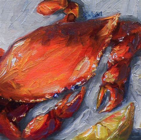 Crab Painting at PaintingValley.com | Explore collection of Crab Painting