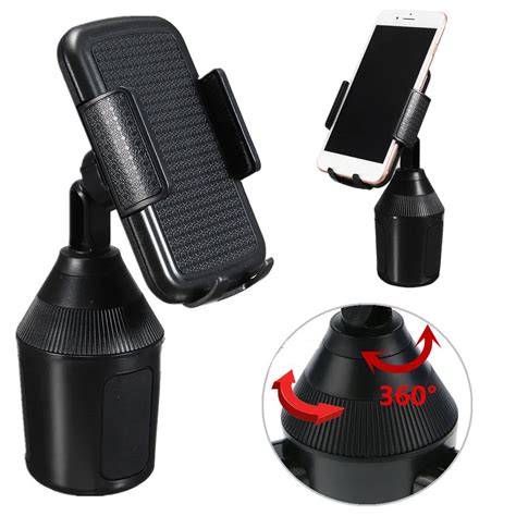 Universal Adjustable Cup Holder Car Mount For Cell Phones WeatherTech ...