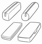 Pencil Box Clipart Black And White sketch template