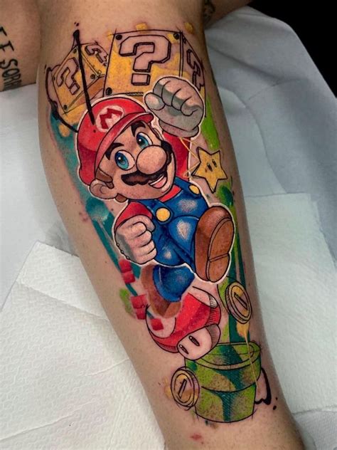 Ramón on Twitter | Super mario tattoo, Mario tattoo, Nintendo tattoo