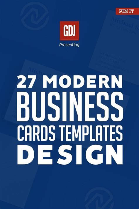 Modern business cards templates 27 print design – Artofit