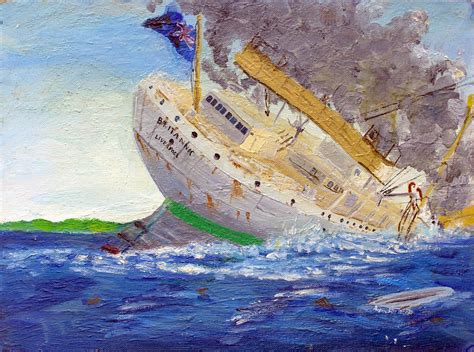 Sinking of the Britannic 2 by rhill555 on DeviantArt