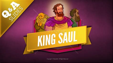 ShareFaith Media » King Saul Kids Bible Story – ShareFaith Media