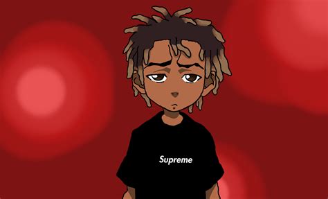 Boondocks (Juice Wrld) | Swag cartoon, Cartoon art, Cartoon art styles