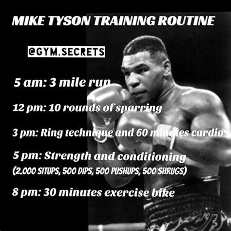 Pin by Claire on Getting Fit | Mike tyson training, Training motivation, Biking workout