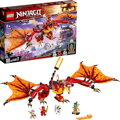 Amazon.com: LEGO NINJAGO Legacy Fire Dragon Attack 71753 Ninja Playset ...