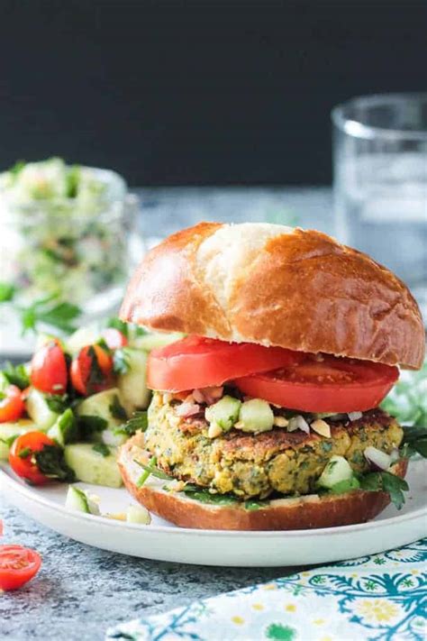 Falafel Burger (Gluten Free, Vegan!) ~ Veggie Inspired