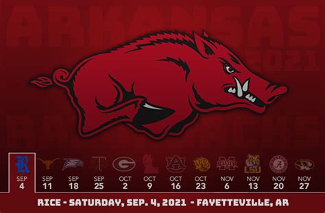 Arkansas football schedule boasts a blast from its SWC past ...