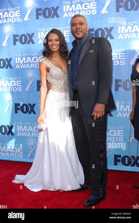 Tyler Perry and wife 42nd NAACP Image Awards at The Shrine Auditorium ...