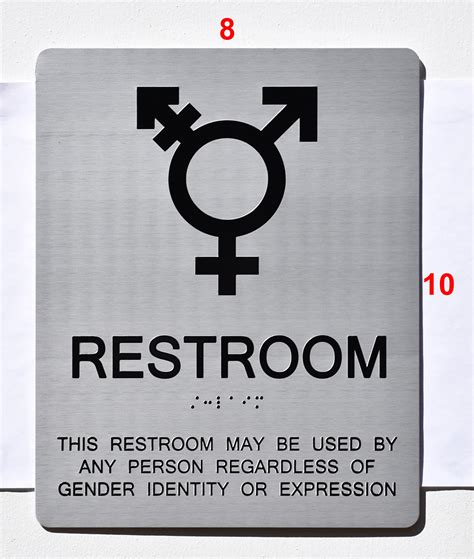 UNISEX ACCESSIBLE RESTROOM ADA SIGNS -The sensation line | HPD SIGNS ...