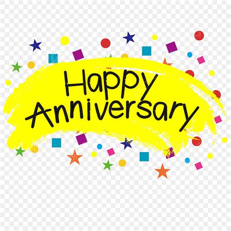 Happy Anniversary Banner Clip Art