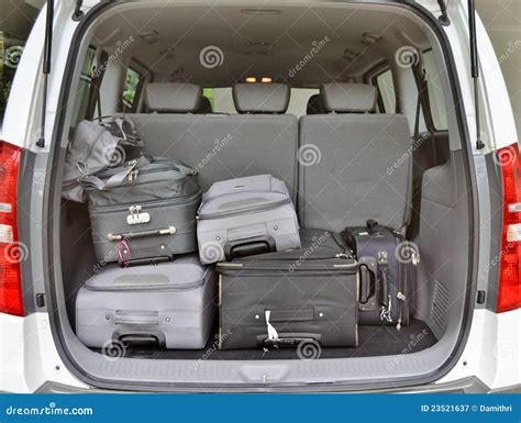 Luggage In Van Royalty Free Stock Photography - Image: 23521637