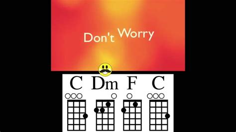 Don't Worry Be Happy Ukulele Chord Guide (With images) | Ukulele chords, Ukulele, Pop songs