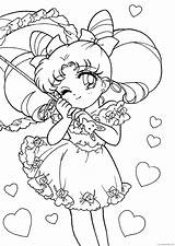 sailor moon coloring Pages Chibiusa Coloring4free – Coloring4Freecom sketch template
