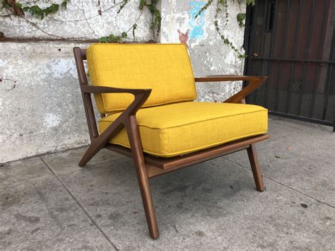 Mid+Century+Style+Z+Chair+in+Mustard | Ikea yellow chair, Leather chaise lounge chair, Chair