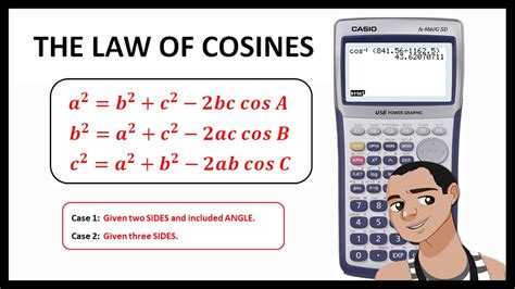 THE LAW OF COSINES WITH CALCULATOR || GRADE 9 MATH - YouTube