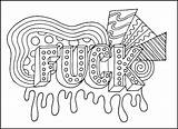 Free Printable Swearing Coloring Pages For Adults sketch template