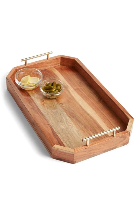 Nordstrom at Home Angled Wooden Serving Tray | Nordstrom