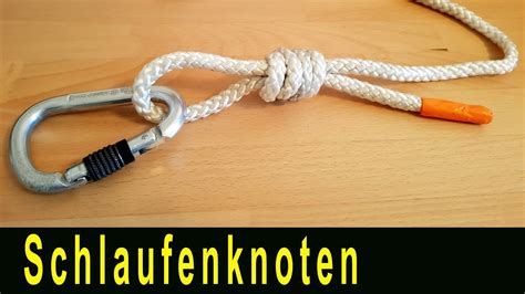 Schlaufenknoten - Chirurgenknoten DIY - YouTube