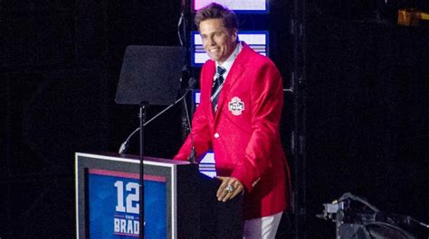 Tom Brady Reflects on Career During Patriots Hall of Fame Induction ...