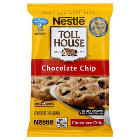 Nestle Toll House Cookie Dough Bar Chocolate Chip - 20 ct