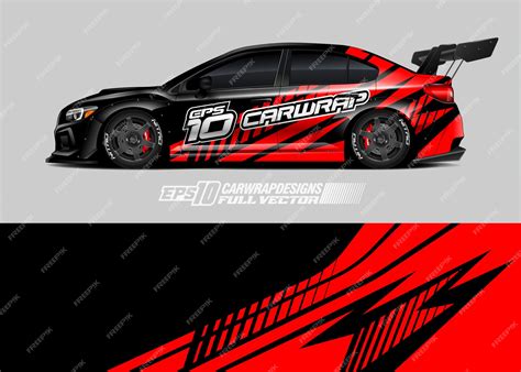 Premium Vector | Rally car livery designs