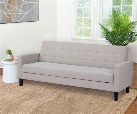 Abbyson Franklin Storage Futon Sofa Bed, Charcoal - Walmart.com