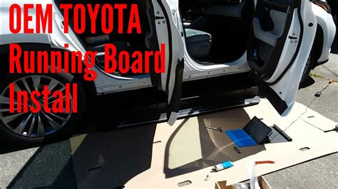 2020-2024 Toyota Highlander OEM Running board Installation (DIY) - YouTube