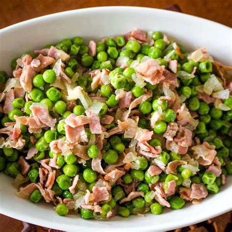 Easy Green Peas with Ham- Spanish Recipe