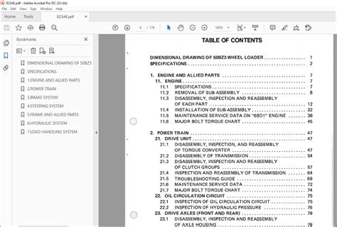 Clark 50BZ3 Wheel Loader Shop Manual SN 4236B - PDF DOWNLOAD ...