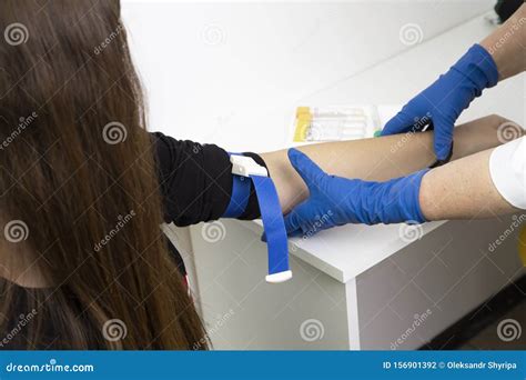 Blood Sampling in the Laboratory Stock Photo - Image of nurse, care: 156901392