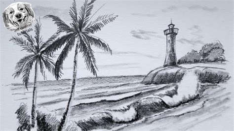 Creating a Realistic Beach Scene in Pencil: Step-by-Step Tutorial - YouTube