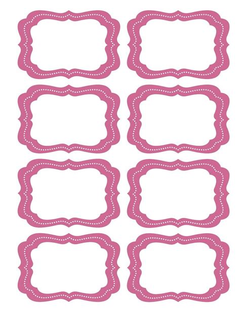 Free Printable Bag Label Templates | Candy Labels Blank image - vector clip art online, royalty ...