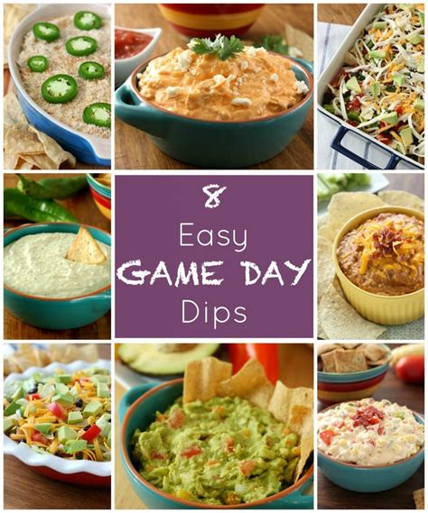 8 Easy Game Day Dips - A Kitchen Addiction