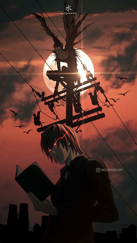 Download The Shinigami, the Soul Reaper, stands above the shadows ...