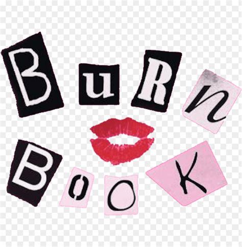 Burn-book - Mean Girls - Burn Book Scarf PNG Transparent With Clear Background ID 179768 | TOPpng