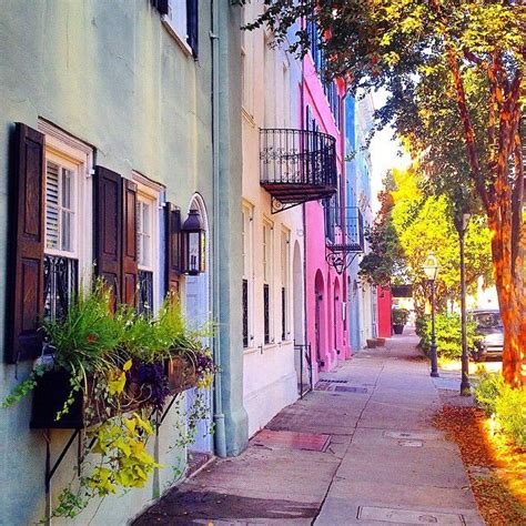 Rainbow Row #charleston #historiccharleston #charlestonly #insta ...