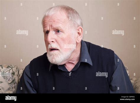 CONFUSED OLD MAN Stock Photo - Alamy