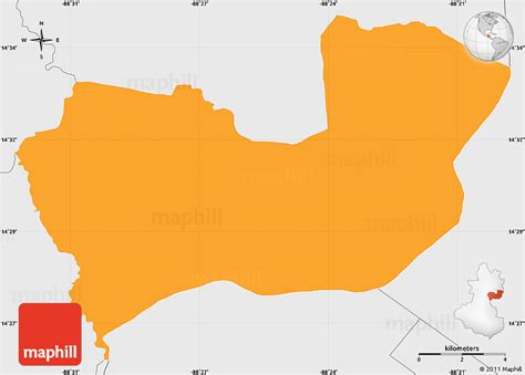 Political Simple Map of Belen, single color outside, borders and labels