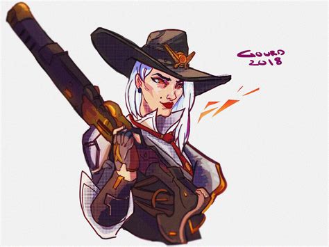 Fanart of the new Overwatch hero Ashe : r/fanart