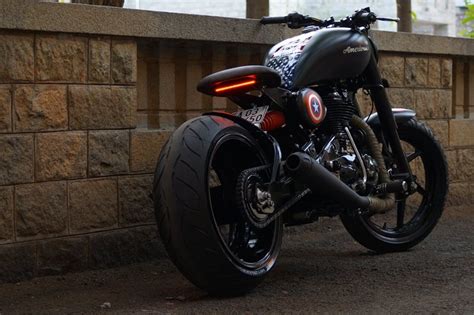 Modified Royal Enfield bikes: Inspired by Captain America, Bumblebee ...