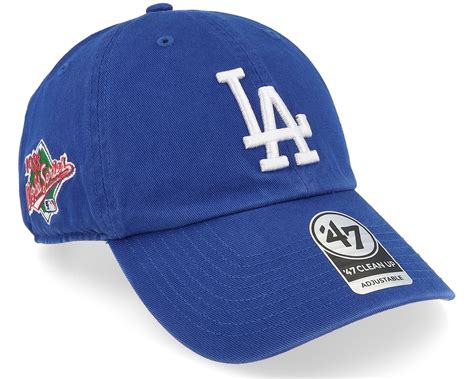 Los Angeles Dodgers MLB Double Under 47 Clean Up Royal Dad Cap - 47 Brand Cap | Hatstoreworld.com