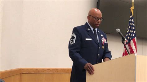 Chief Master Sergeant Anthony C. Liggins’s Air Force Retirement Speech - YouTube