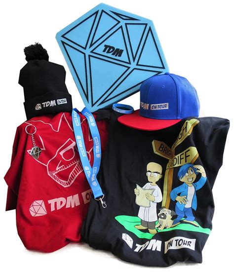 DanTDM on Tour & Live on Twitter: "Check out some of our AWESOME merch ...