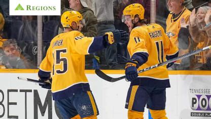 Novak Scores Twice in Preds 5-1 Win over Sharks | Nashville Predators