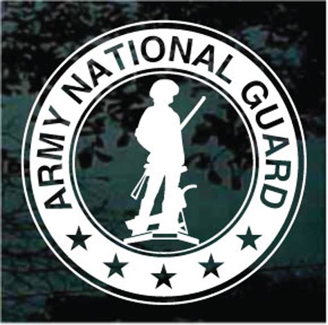 US Army National Guard Car Window Decals & Stickers | Decal Junky