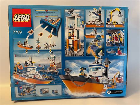 LEGO CITY Coast Guard Patrol Boat & Tower 7739 - Factory sealed. box has damage 673419102469 | eBay