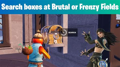 Fortnite วิธีทำ Search chests or ammo boxes at Brutal Bastion or Frenzy ...