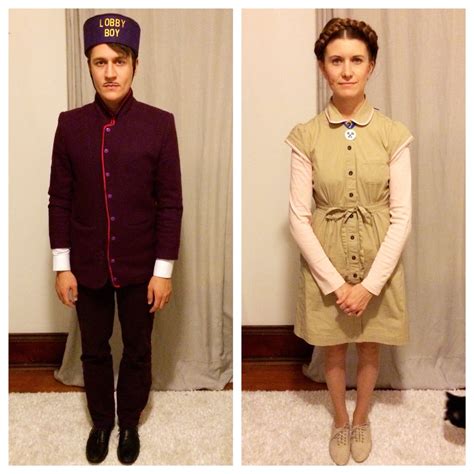 Wes Anderson's " The Grand Budapest Hotel" Lobby Boy and Agatha Costume | Disfraces parejas ...