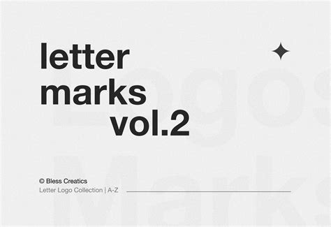 Letter Mark Collection | Vol.2 on Behance